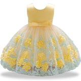 Baby Girl Christening Dress Baptism Dresses Girl Baptism Dress Flower-Year-Old Baby Princess Dress