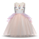 Toddler Girls Sequin Gown Dress Kids' Skirt Cute Monster Princess Dress Spring/Summer Costumes