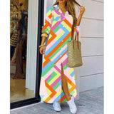 Nina Parker Graffiti Dress Long Sleeve Printed Shirt Dress