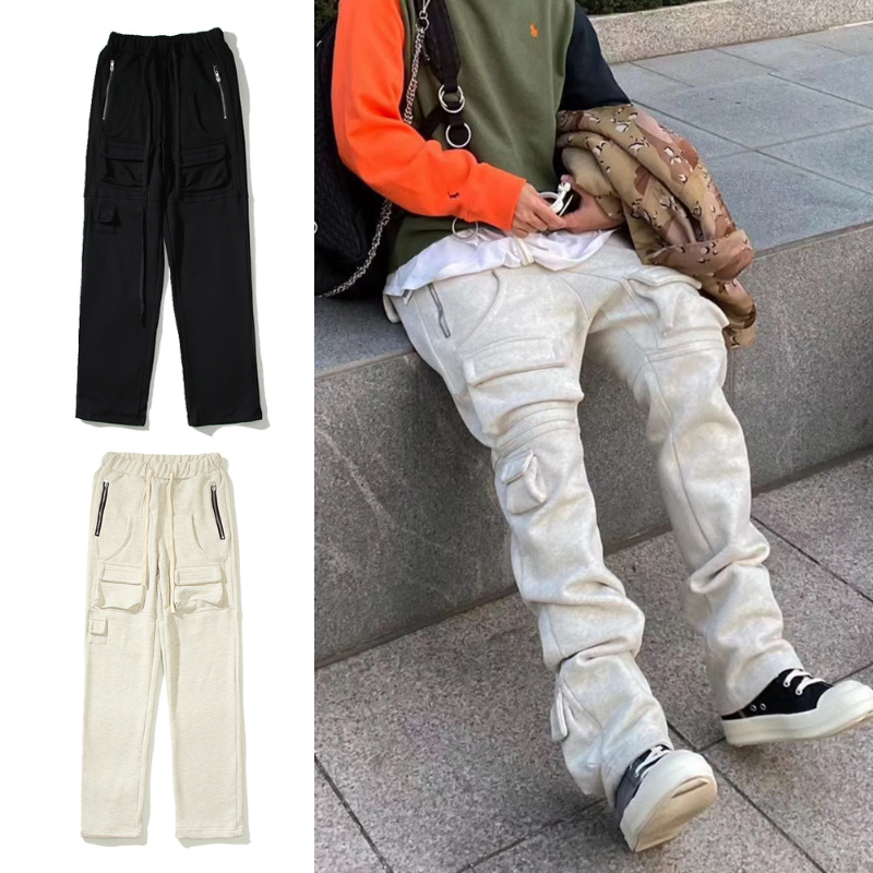 Kanye West Sunday Service Pant Multi-Pocket Sports Overalls