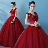 Women's Evening Dress Ball Gown Princess Quinceanera Wedding Dresses Tulle Tutu Dress Annual Meeting Host Evening Dress Long Costume Female