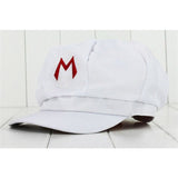 Mario Hat Octagonal Cap Red Green White Yellow Purple