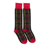 Plaid Calf Socks Knee Socks Ladies Loose Socks Calf Socks