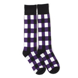 Plaid Calf Socks Knee Socks Ladies Loose Socks Calf Socks