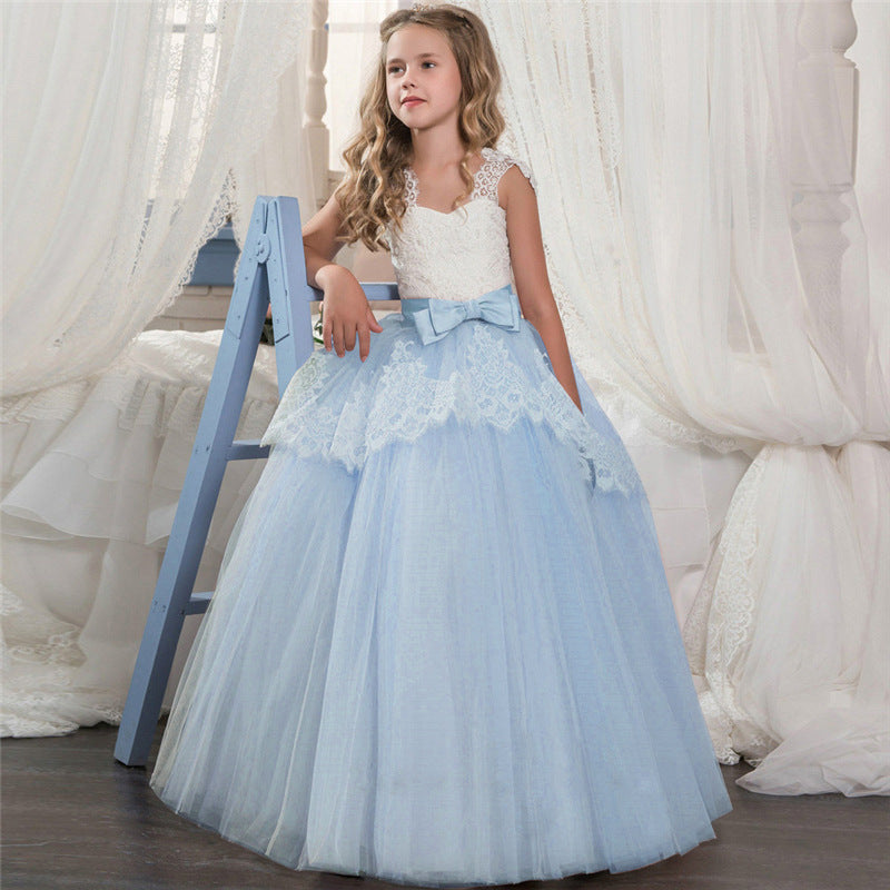 First Communion Dress Vestidos De Primera Comunion Lace Ball Gown Girl Party Princess Pageant Gown Children's Dress