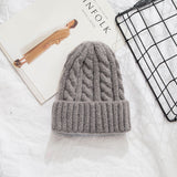 Toboggan Hat Women's Autumn and Winter Warm Casual Earmuffs Beanie Hat Tide
