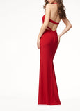 Formal Dresses & Gowns Sleeveless Halter Formal Dress