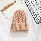 Toboggan Hat Women's Autumn and Winter Warm Casual Earmuffs Beanie Hat Tide