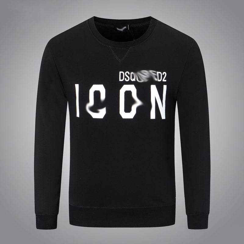 Dsq2 Hoodie DSQ Lian D2 Letter Print Sweatshirt Trendy Men's Autumn and Winter