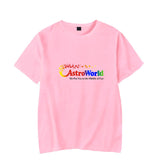 Travis Scott Astroworld Shirt Trendy Short-Sleeved Men's and Women's T-shirt