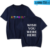 Travis Scott Astroworld Shirt Trendy Short-Sleeved Men's and Women's T-shirt
