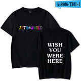 Travis Scott Astroworld Shirt Trendy Short-Sleeved Men's and Women's T-shirt