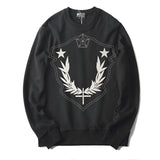 GVC Hoodie XINGX Ear of Rice Pattern round Neck Cotton Sweater Loose Men and Women