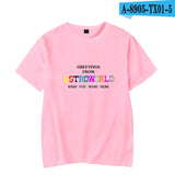 Travis Scott Astroworld Shirt Trendy Short-Sleeved Men's and Women's T-shirt