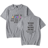 Travis Scott Astroworld Shirt Trendy Short-Sleeved Men's and Women's T-shirt