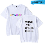 Travis Scott Astroworld Shirt Trendy Short-Sleeved Men's and Women's T-shirt