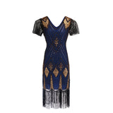 1920s Dress Sequined Dress Costume Retro Sequins Dress