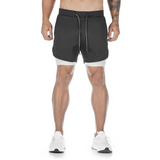 Men Sports Flex Shorts Men's Solid Color Shorts