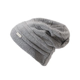 Women Winter Hats Fleece-Lined Knitting Wool Men Women's Knitted Hat