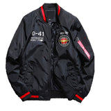 Varsity Bomber Jacket Jacket Autumn and Winter Quilted Men's Jacket Warm Pilot MA1 Baseball Uniform