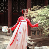Chinese Traditional Dress Embroidered Chest-High Dress