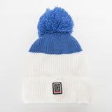 Women Winter Winter Winter Fleece-Lined Color Matching Women's Knitted Wool Hat