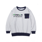 Children Boy Hoodie Spring Boys Long Sleeve Striped Terry