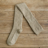 Winter Thick Knit Thigh High Socks Long Stockings Boot Thickened Autumn and Winter Stockings Slimming Cashmere Wool Knee Socks
