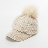 Women Winter Hats Women's Autumn and Winter Warm Peaked Cap