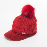 Women Winter Hats Women's Autumn and Winter Warm Peaked Cap