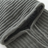 Women Winter Hats Warm Men and Women Sleeve Cap Striped Thickened Earmuffs Hat