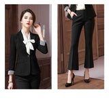 Womens Autumn Uniform Designs Formal Style Office Lady Bussiness Attire Work Suit