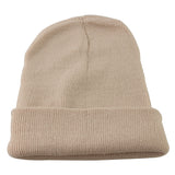 Men Winter Hats Men and Women Solid Color Knitted Hat Couple Candy Color Autumn and Winter