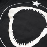 GVC Shirt Shark Pattern Loose Cotton Sweater Men
