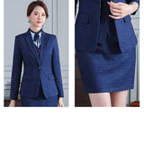 Women Autumn Uniform Designs Formal Style Office Lady Bussiness Attire Work Suit Ladies' Suit