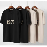 Fear of God Essentials 1977 T-Shirt Printed round Neck Casual Short Sleeve T-shirt