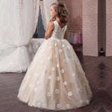 First Communion Dress Vestidos De Primera Comunion Lace Ball Gown Girl Party Princess Pageant Gown Costume