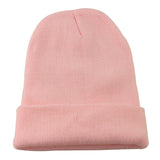 Men Winter Hats Men and Women Solid Color Knitted Hat Couple Candy Color Autumn and Winter
