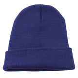 Men Winter Hats Men and Women Solid Color Knitted Hat Couple Candy Color Autumn and Winter