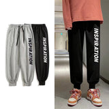 Men Pants Men Spring and Autumn Pure Cotton Loose Track Pants Men