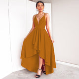 Homecoming Dresses Slip plus Size Women's V-neck Swing Dress Sexy