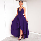 Homecoming Dresses Slip plus Size Women's V-neck Swing Dress Sexy