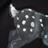 GVC T Shirt Deer Pattern Pure Cotton Loose Short Sleeve T-shirt Men