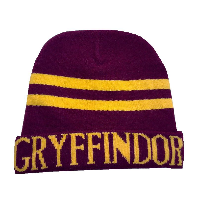 Gryffindor Hat for Adults Cos Wool Knitted Jacquard Letters Winter Warm Men and Women Hip Hop Hat
