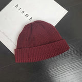 Beanies Autumn and Winter Dome Woolen Cap Men and Women Casual Student Knitted Hat