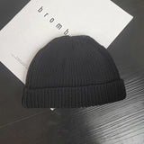 Beanies Autumn and Winter Dome Woolen Cap Men and Women Casual Student Knitted Hat