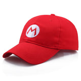Mario Hat Pure Cotton Hat Sun Protection Sun Hat Peaked Cap Baseball Hat