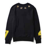 GVC Hoodie Metal Pentagram 47 Pattern round Neck Sweater Cotton Loose Men and Women