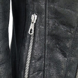 Cute Leather Jacket Fleece-Lined Suede Asymmetric Zipper Short Pu Motorcycle Jacket