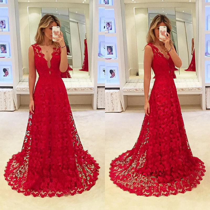 Formal Dresses & Gowns Women's Formal Dress Sexy V-neck Formal Dress